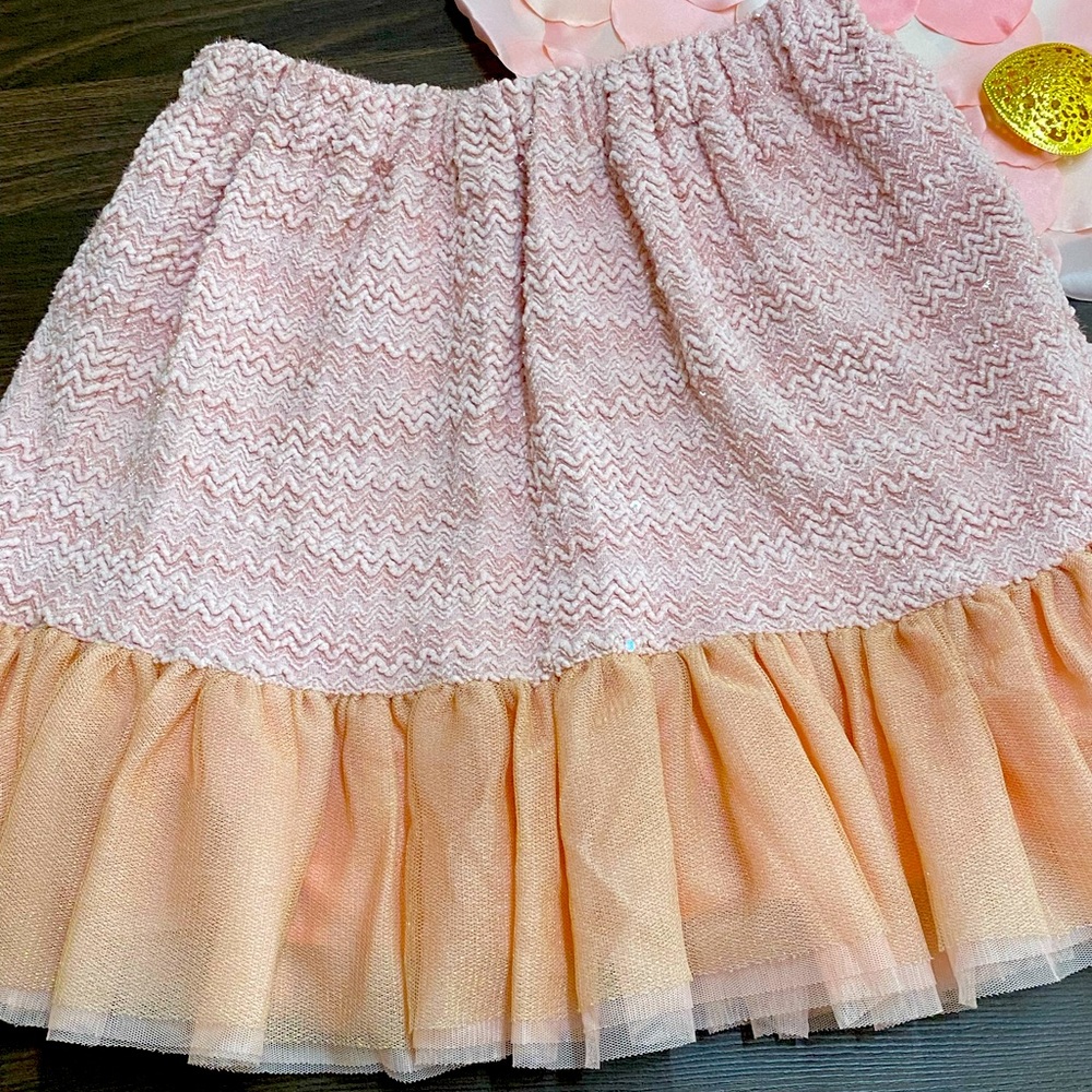 Pink and melon girls skirt